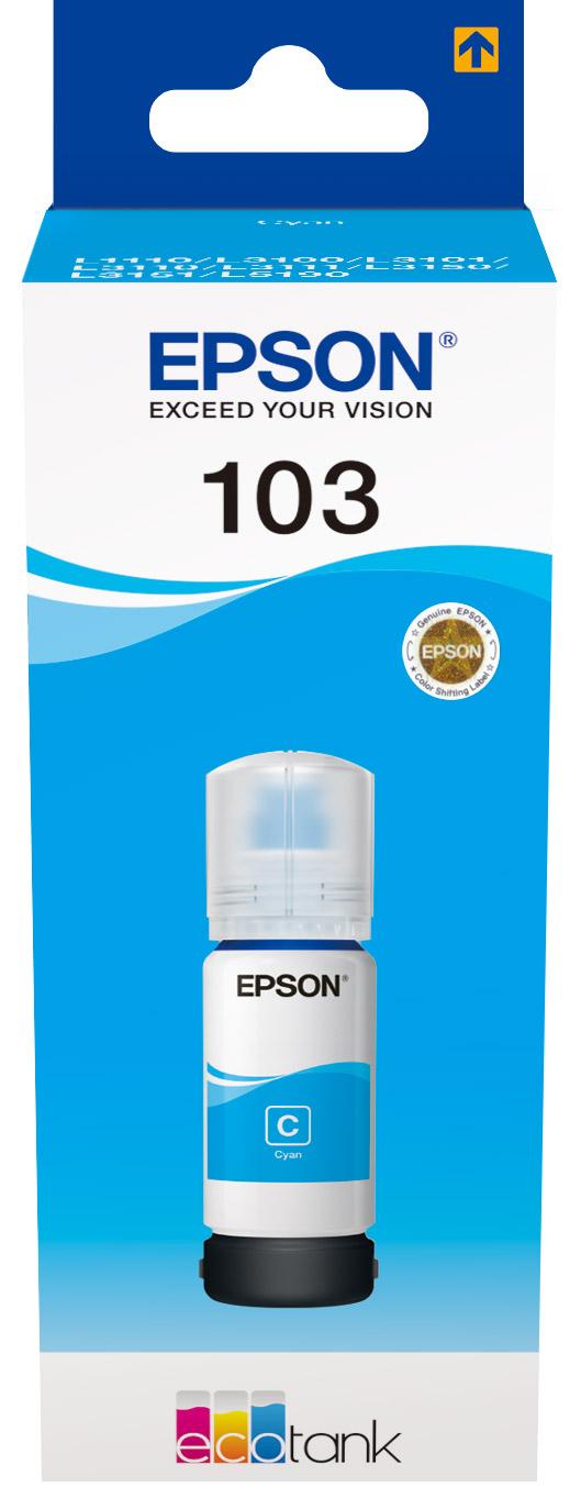 Контейнер с голубыми чернилами Epson  для L3100/3101/3110/3150/3151, C13T00S24A