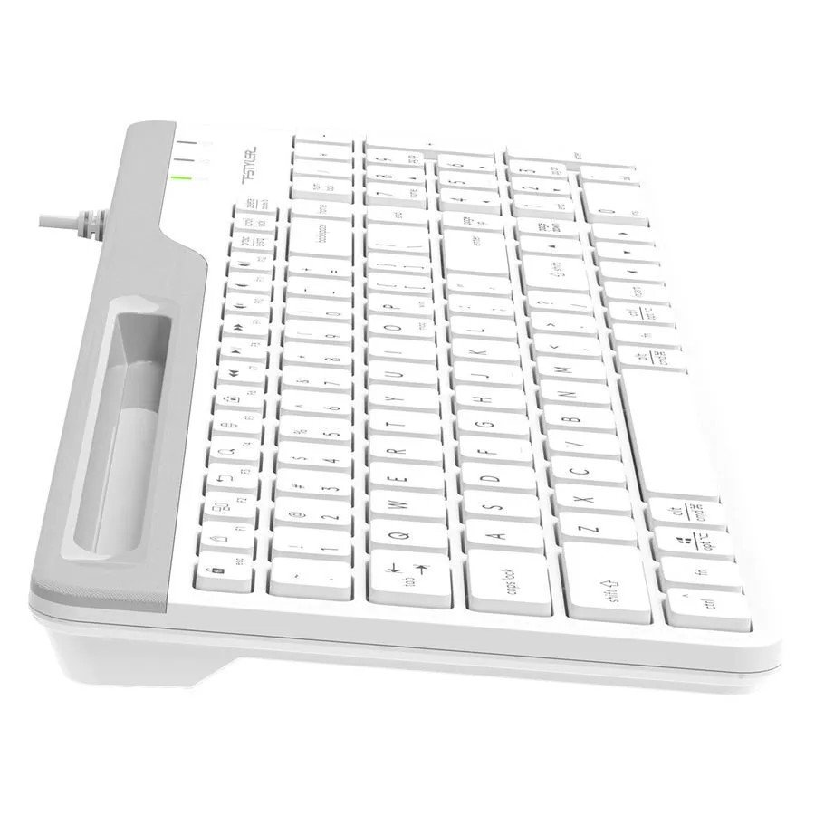 Клавиатура A4Tech Fstyler FK25 белый/серый USB slim [1530217], FK25 WHITE