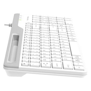 Клавиатура A4Tech Fstyler FK25 белый/серый USB slim [1530217], FK25 WHITE