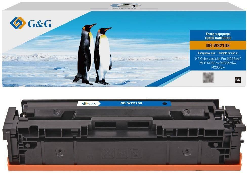 Картридж G&G, аналог HP W2210X/207X черный 3,15k с чипом, NT-PH2210XBK-B-UP-V4.1-S1