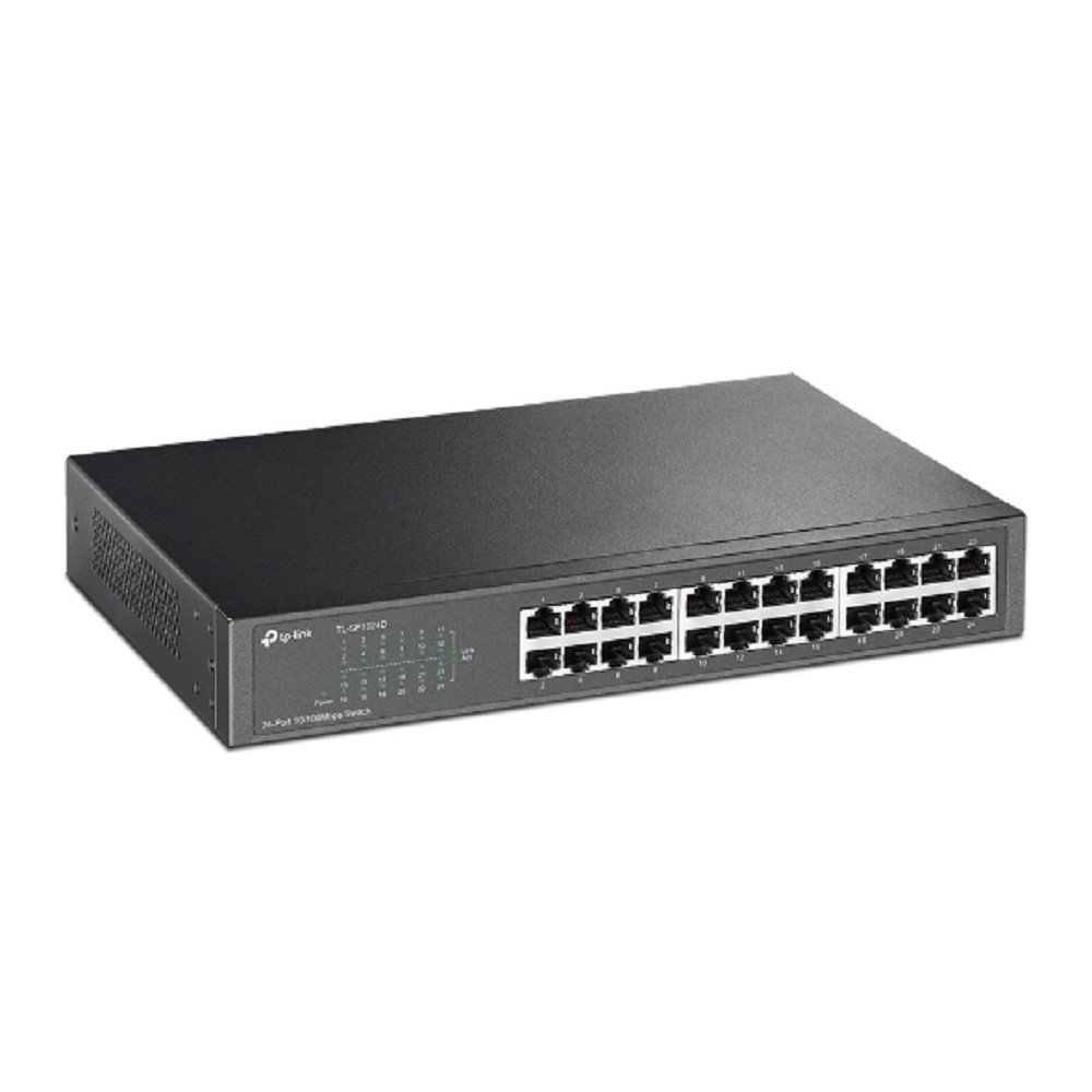 TP-Link TL-SF1024D Коммутатор с 24 портами 10/100 Мбит/с для размещения на столе или в стойке