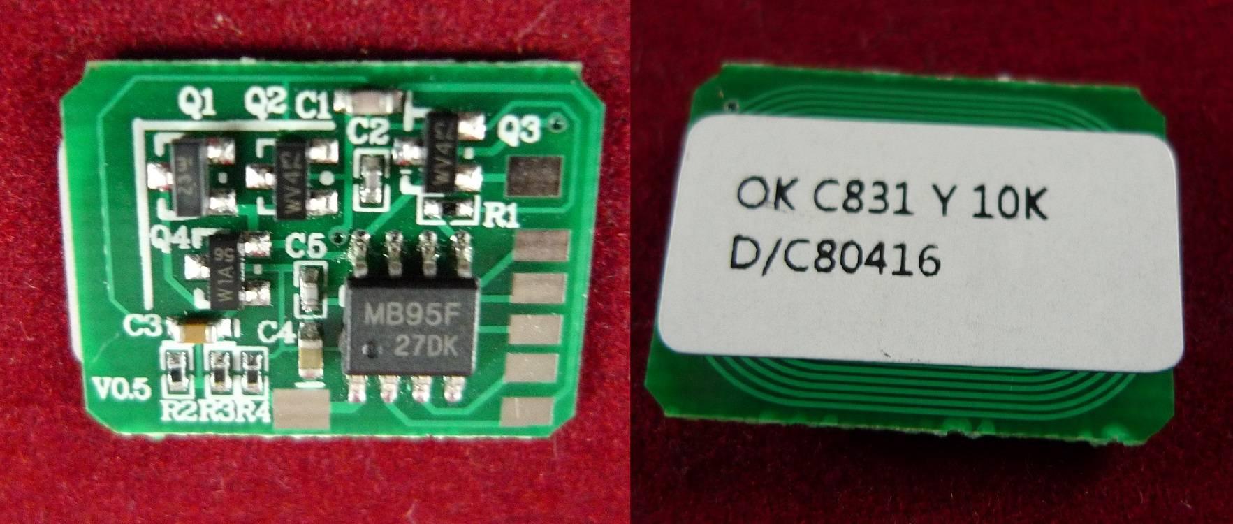 Чип OKI C831/841 (44844505) Yellow, 10K ELP Imaging®, ELP-CH-C831-Y