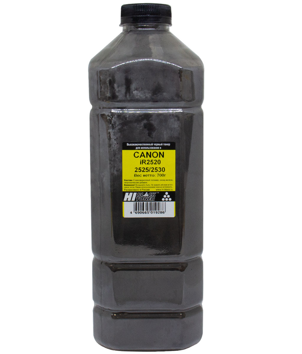 Тонер Hi-Black для Canon iR 2520/2525/2530, Bk, 700 г, канистра, 1010108060