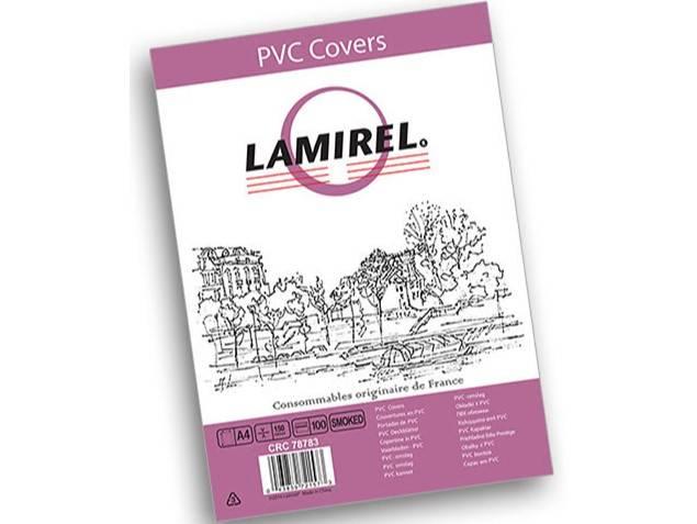 Lamirel Обложки Transparent LA-7878301 (A4, PVC, дымчатые, 150мкм, 100 шт.)
