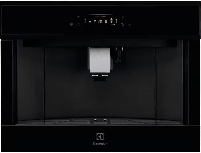 Встраиваемая кофемашина ELECTROLUX/ Кофе-машина автоматическая, сенсорное управление, цвет черный, EBC85H