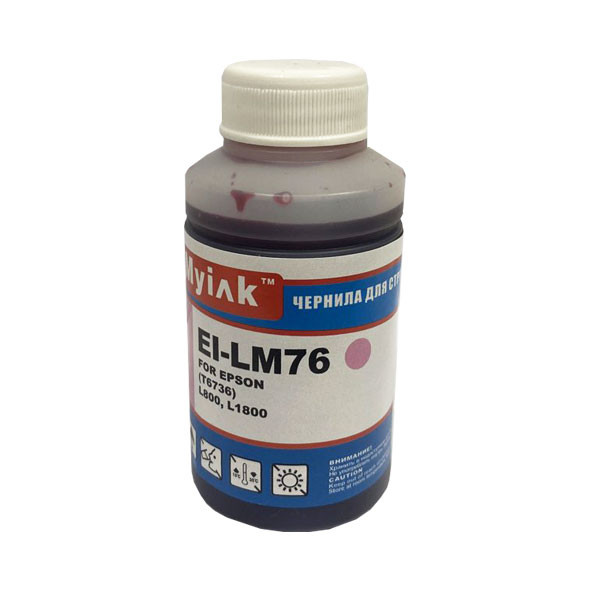 Чернила для EPSON L800/ L805/ L1800 EI-LM76 (70мл, Light Magenta Dye) MyInk