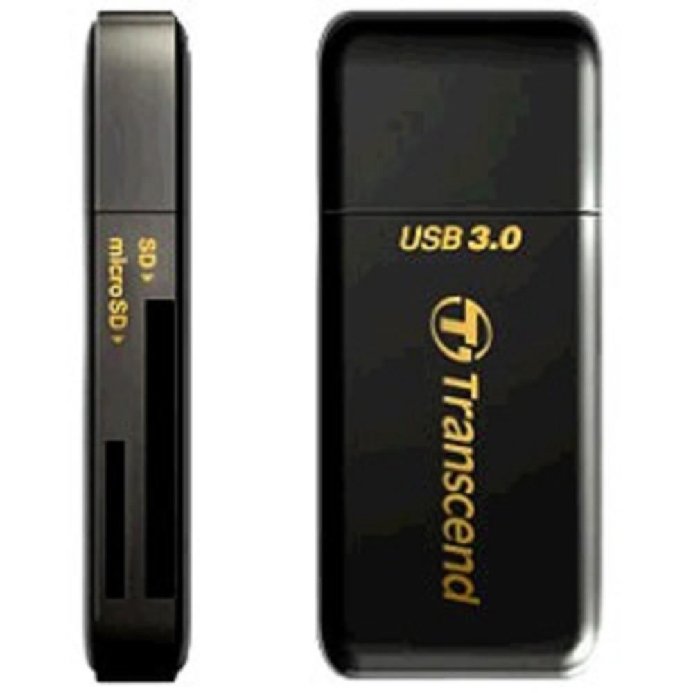 Внешний картридер USB 3.0 Multi-Card Reader F5 All in 1 Transcend [TS-RDF5K] Black