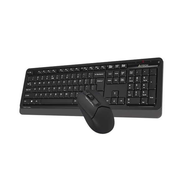 A-4Tech Клавиатура + мышь A4Tech Fstyler FG1012 клав:черный/серый мышь:черный USB беспроводная Multimedia [1599033], FG1012 BLACK