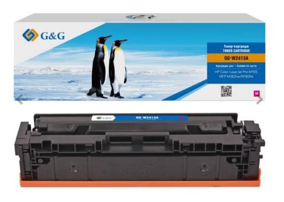 Картридж G&G, аналог HP W2413A/216A красный 0,85K с чипом, NT-PH2413M-B-UP-V4.1-S1