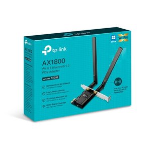 TP-Link Archer TX20E Двухдиапазонный адаптер PCI Express с поддержкой Wi-Fi AX1800 и Bluetooth 5.2