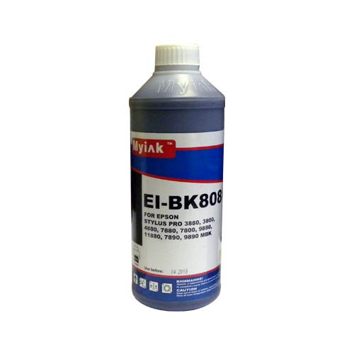 Чернила для EPSON L4260/L14150/L6290/L6270/ L6291/ L4266/wf-c5290/WP4015/M100/M105/ M200/K-101 (1л, black, Pigment) EI-BK808 EverBrite™ MyInk