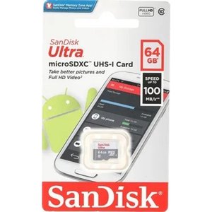 Micro SecureDigital 64Gb SanDisk SDSQUNR-064G-GN3MN Ultra Light w/o adapter