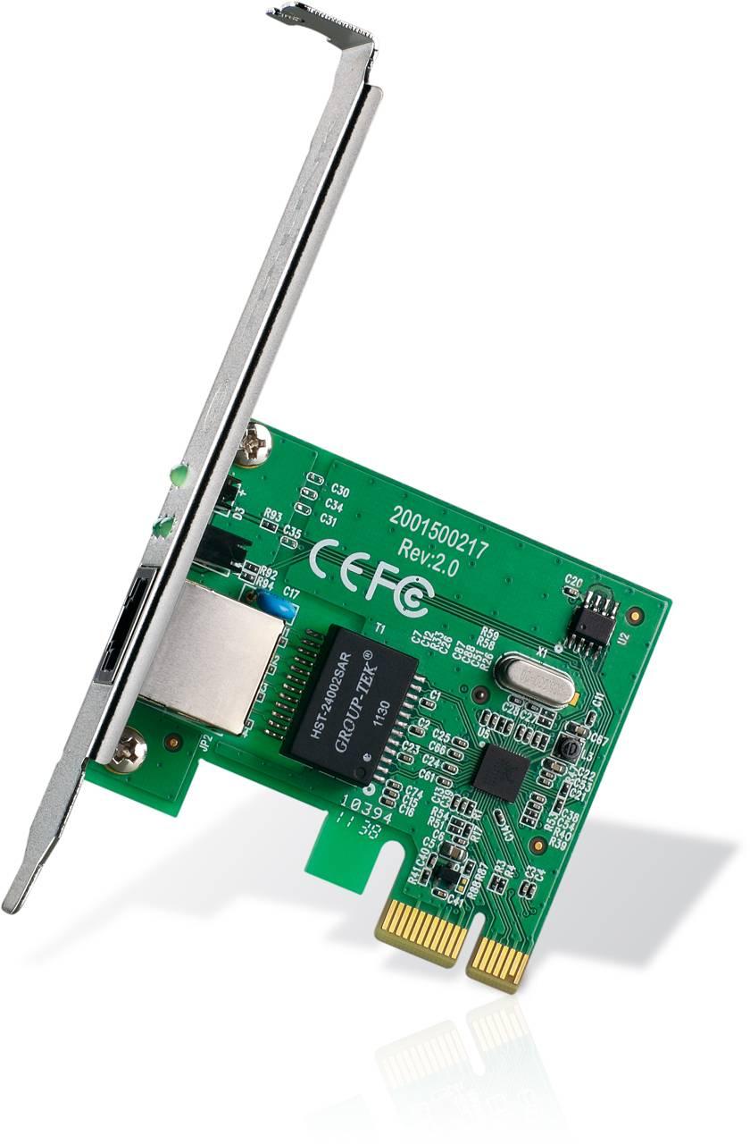 TP-Link TG-3468 Гигабитный сетевой адаптер PCI Express, 1 разъём PCI Express, 1 порт RJ45 10/100/1000 Мбит/с
