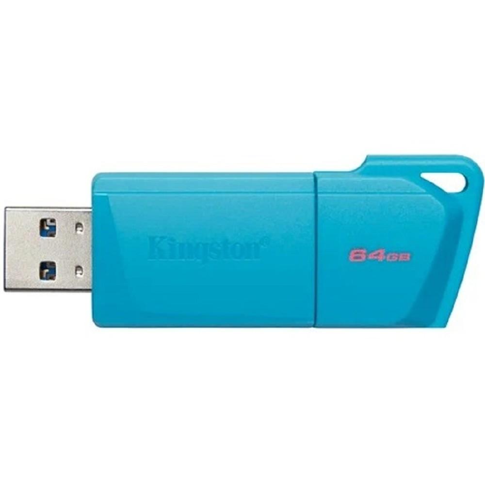 Kingston USB Drive 64GB USB 3.2 DT Exodia M DTXM - NEON (AQUA BLUE) , KC-U2L64-7LB