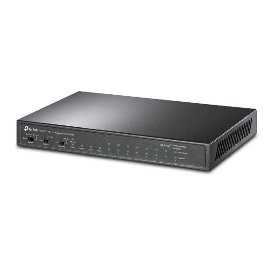 TP-Link TL-SL1311MP Настольный коммутатор на 8 PoE+ портов 10/100 Мбит/с и 3 гигабитных порта