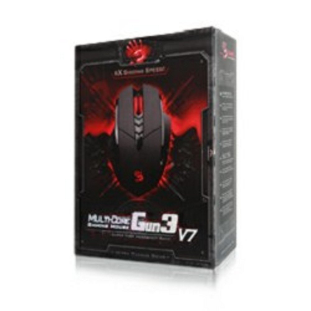 A-4Tech Мышь Bloody V7 Gaming USB {черный оптическая 3200dpi USB игровая 7 but} [694748]