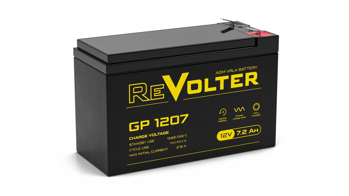 Батарея DELTA BATTERY DT 1207 12V 7Ah, 4614010040008