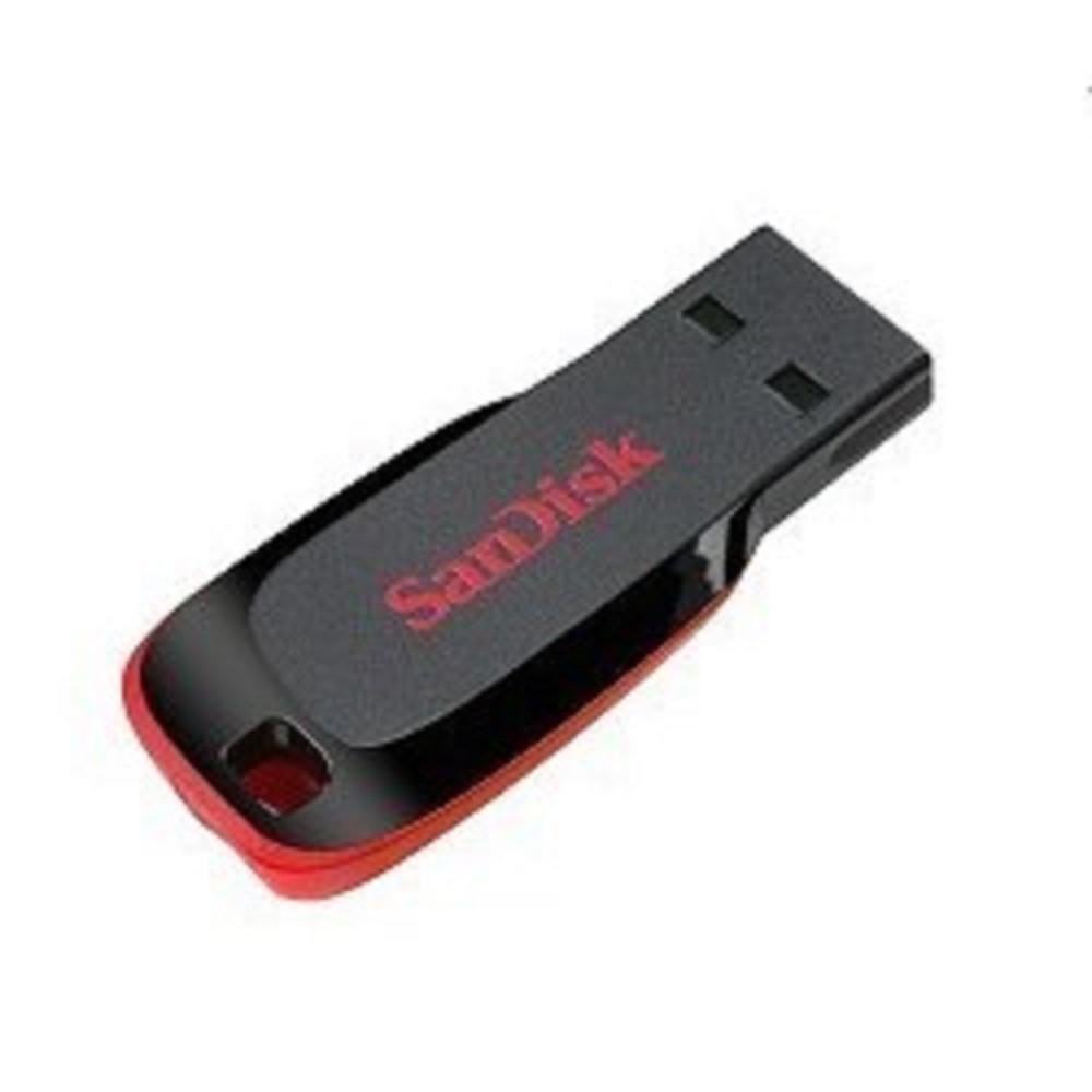 SanDisk USB Drive 16Gb Cruzer Blade SDCZ50-016G-B35 {USB2.0, Black-Red} 