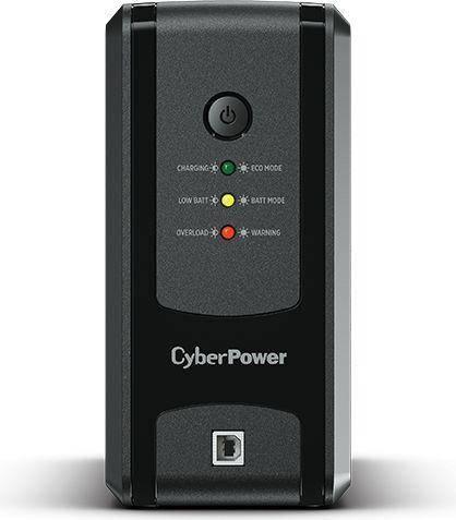 ИБП CyberPower UT850EIG Line-interactive 850VA/480W (IEC C13 x4, RJ11/RJ45, USB-порт, 280x174x84(мм), 4,2кг)
