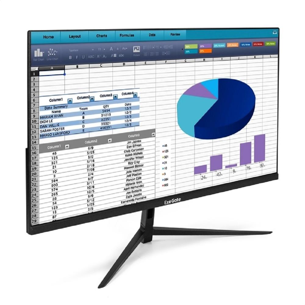 LCD ExeGate 23.8" EZ2400 {IPS 1920x1080 75hz 3-5ms 16:9 250cd 1000:1 178/178 D-Sub HDMI FreeSync Flicker-free VESA}[EX299031RUS]
