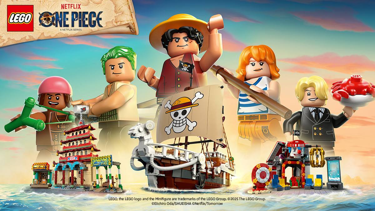 LEGO отправляется в плавание с Netflix: анонсированы наборы по сериалу "One Piece"