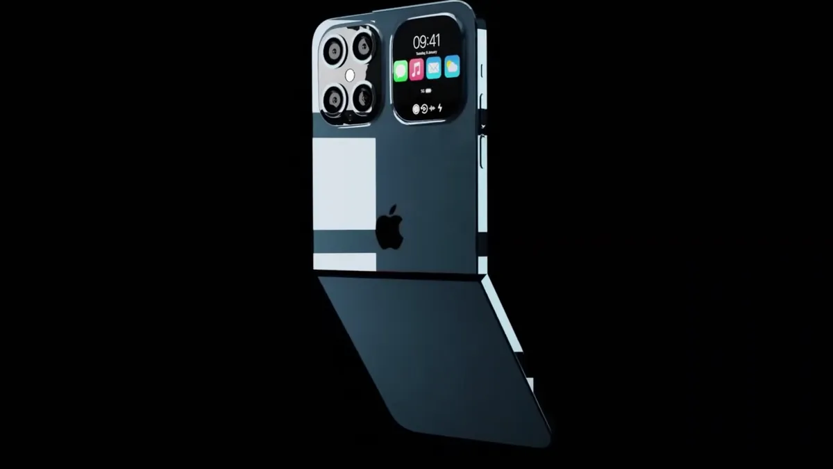 Складной смартфон от Apple iPhone Flip может выйти в 2026 году