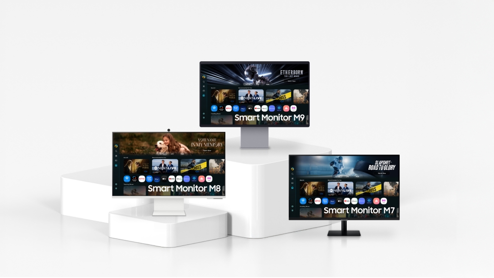 Смарт-монитор Samsung Smart Monitor M9 с дисплеем QD-OLED и ИИ-функциями представлен вместе с обновлёнными моделями M8 и M7