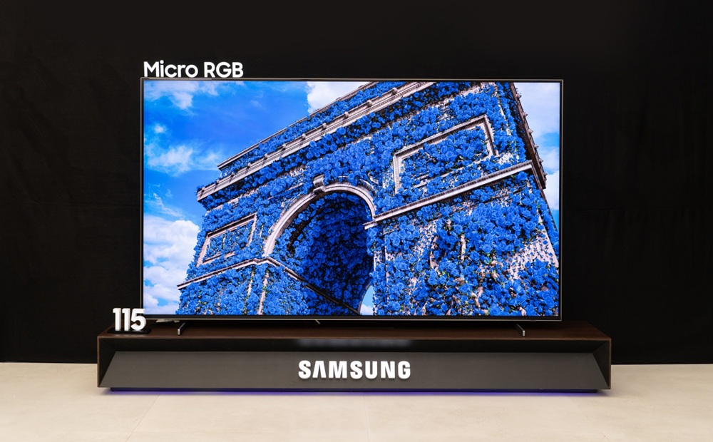 Первый в мире Micro RGB TV: Samsung выпустила 115-дюймовую 4K-модель с 144 Гц