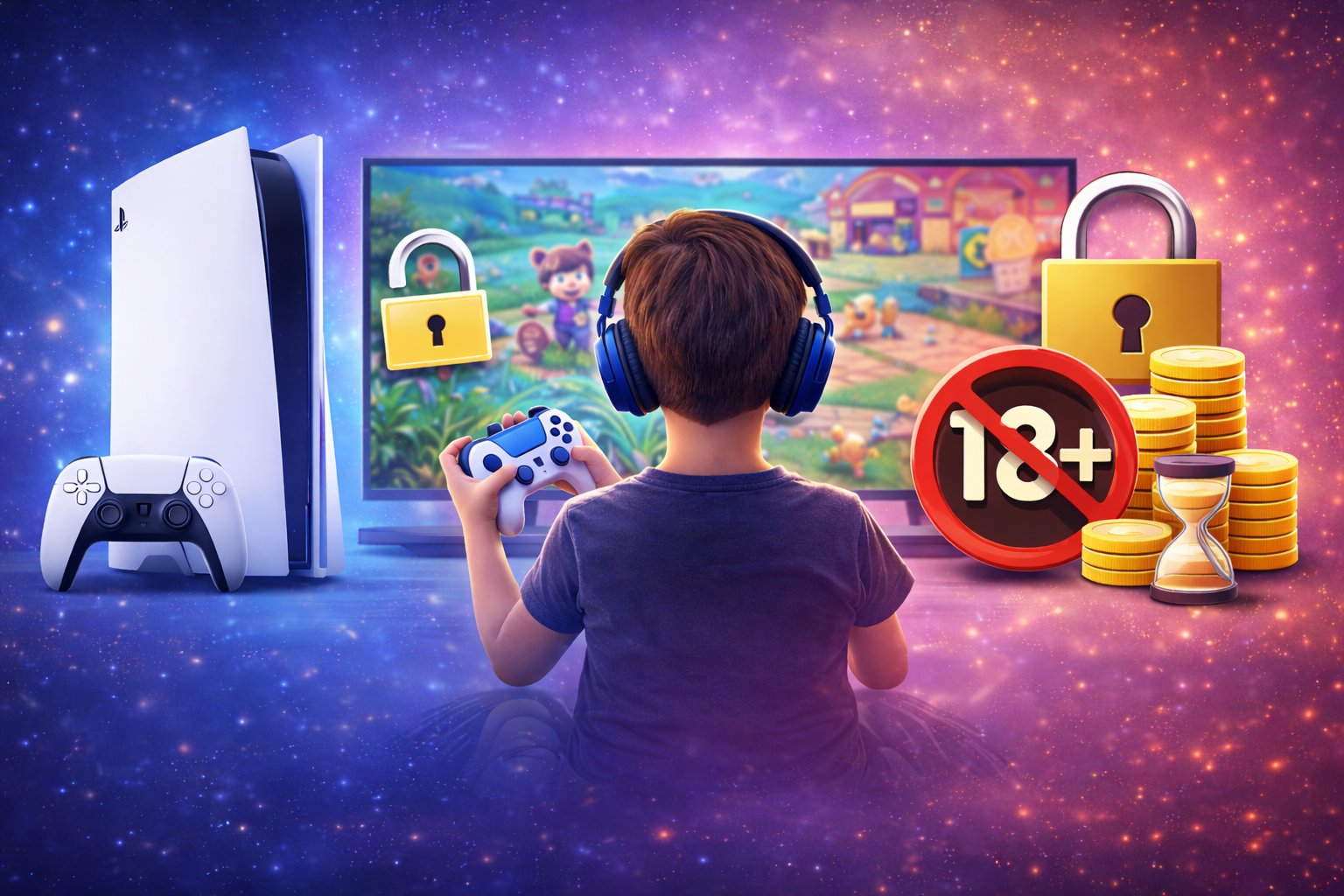 Как правильно настроить PS5 для ребёнка: пошаговое руководство для родителей