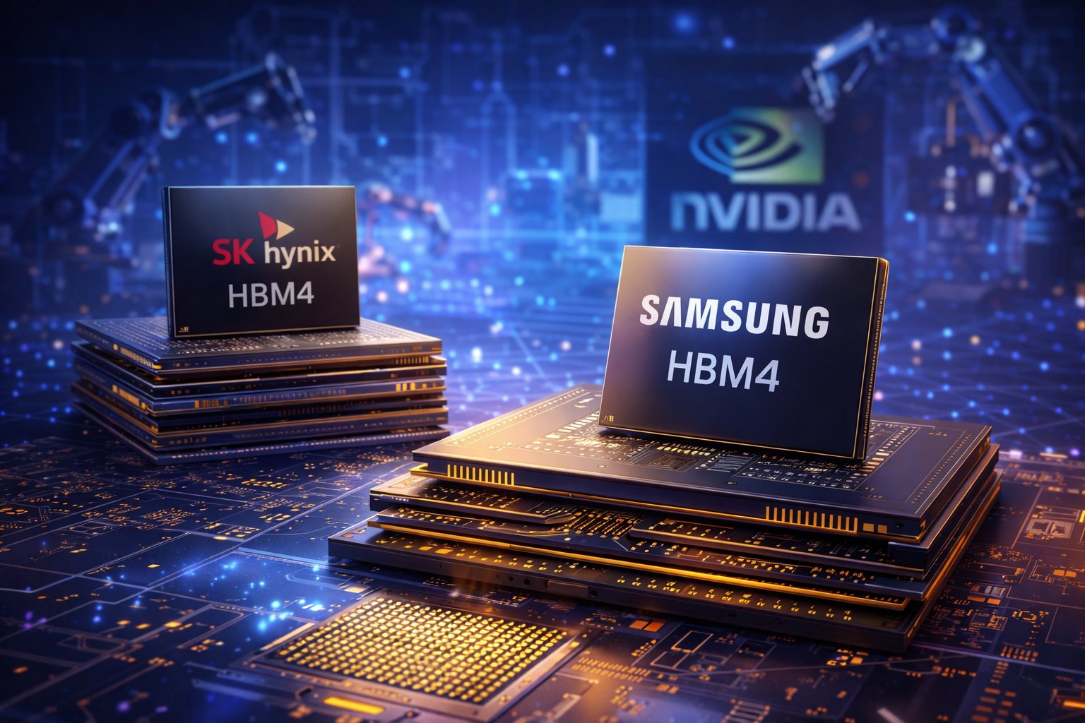 Samsung запустит производство памяти HBM4 для ИИ-ускорителей в 2026 году