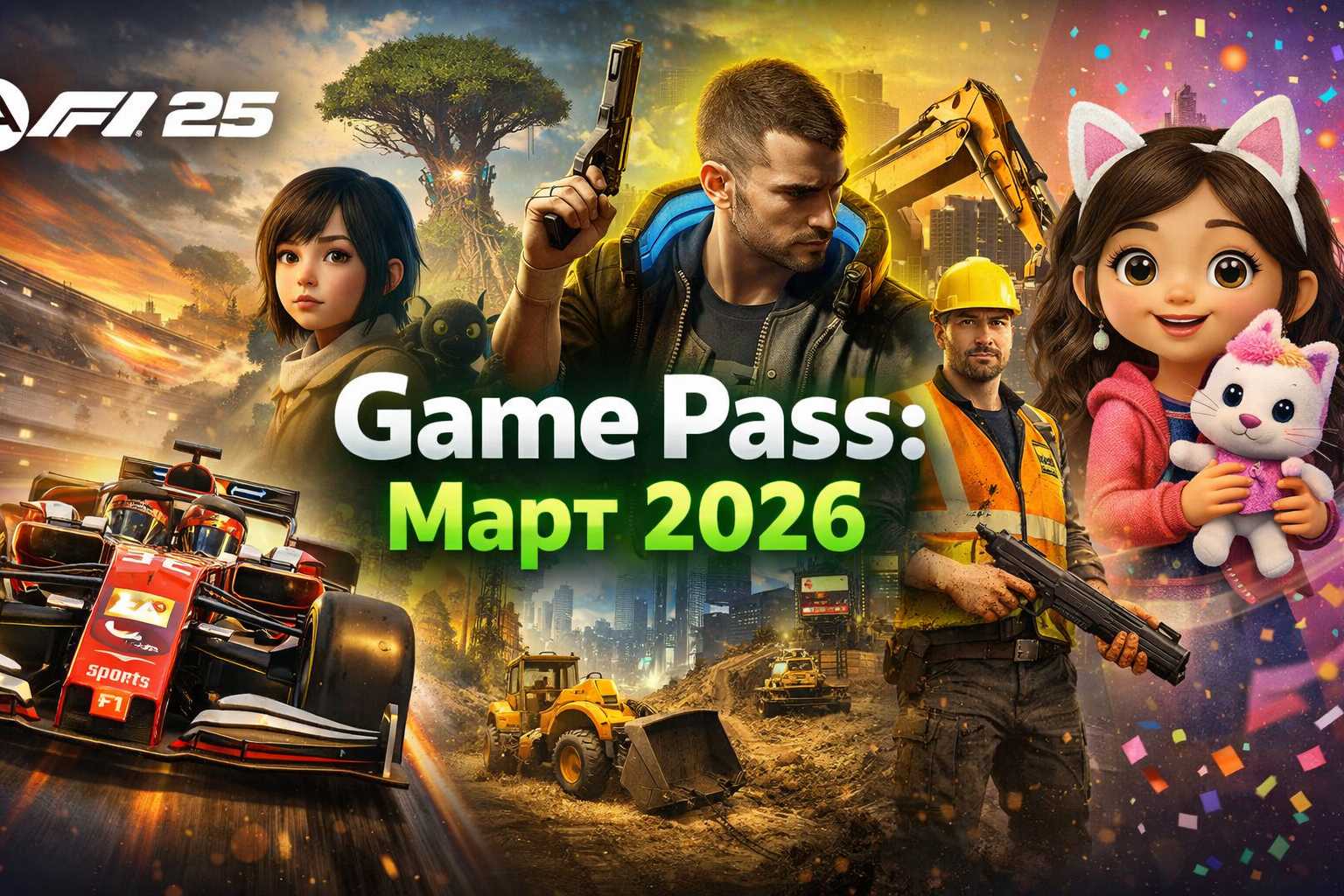 Microsoft раскрыла первую волну игр Game Pass на март 2026