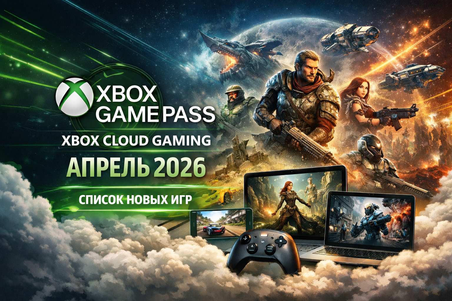 Xbox Cloud Gaming апрель 2026: список новых игр